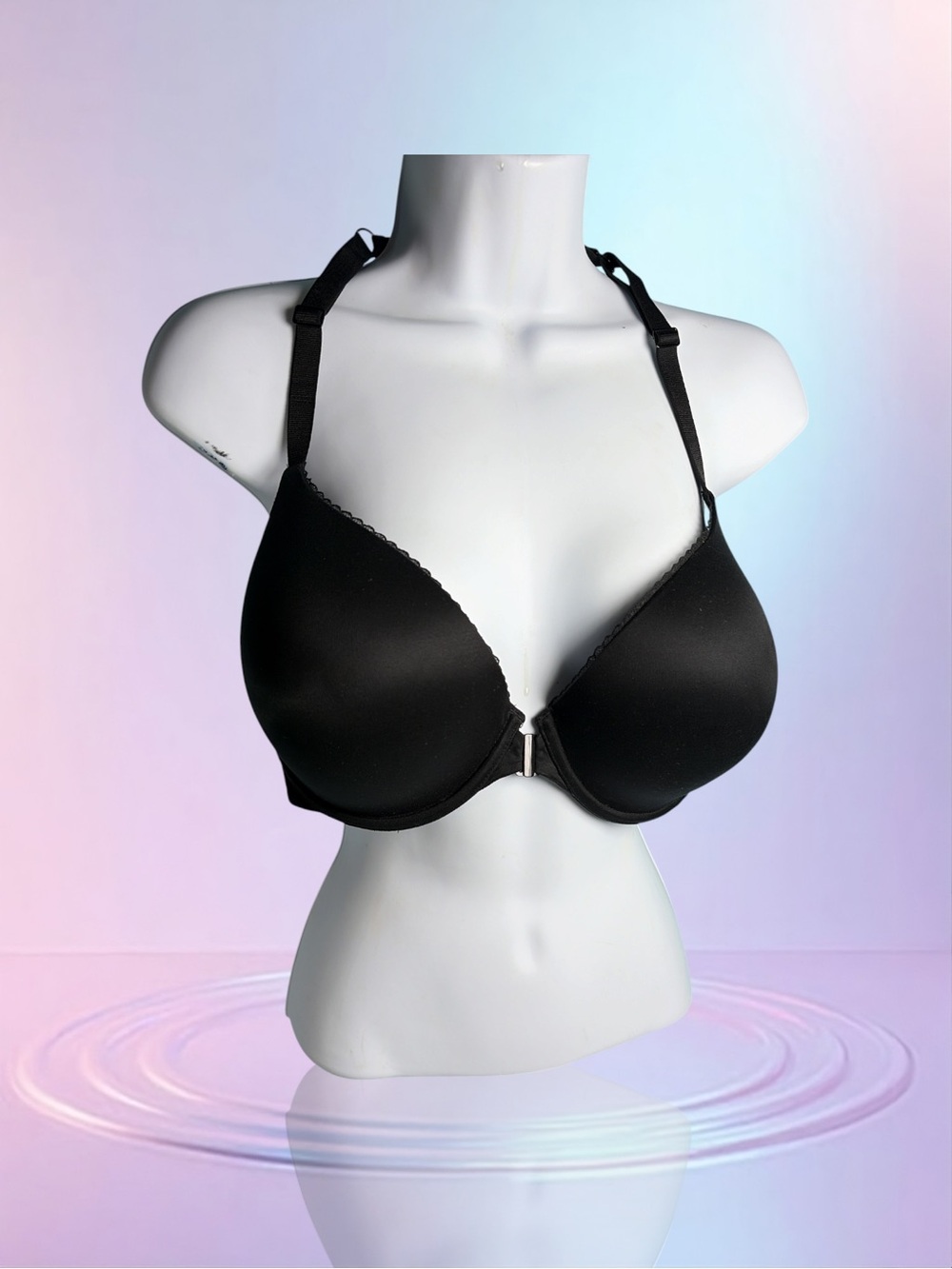 Victoria's Secret Women's Perfect Shape Push-Up Bra, Black, Size 38DD